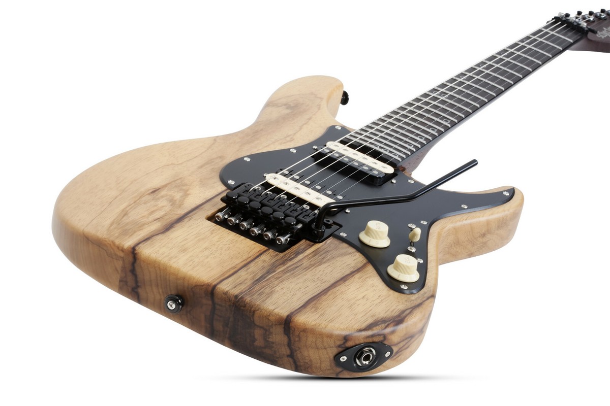 Schecter Sun Valley Super Shredder Exotic Black Limba FR Floyd
