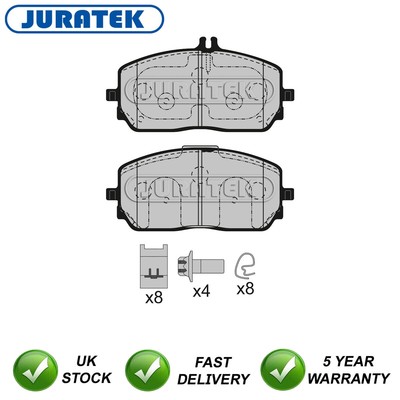 Brake Pads Set Front Juratek Fits Mercedes A-Class 2018- GLA 2020-