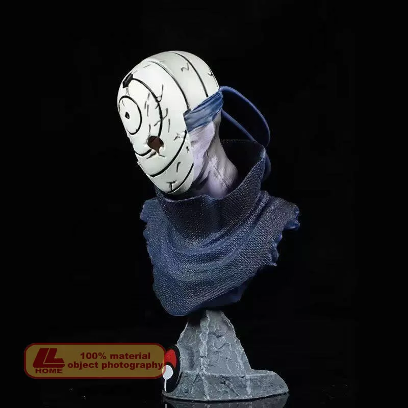 Anime ninja Shippuden Uchiha Shisui Eye bleeding Head Bust PVC Figure Toy  Gift