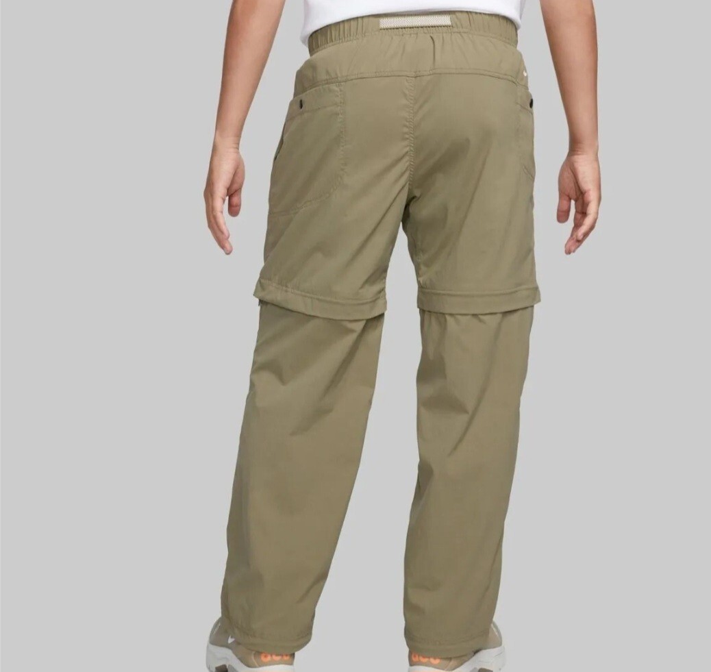 Nike ACG Zip-Off Trail Pants NEUTRAL OLIVE & SUMMIT WHI Size Nike ACG Zip-Off Trail Pants NEUTRAL OLIVE & SUMMIT WHI Size