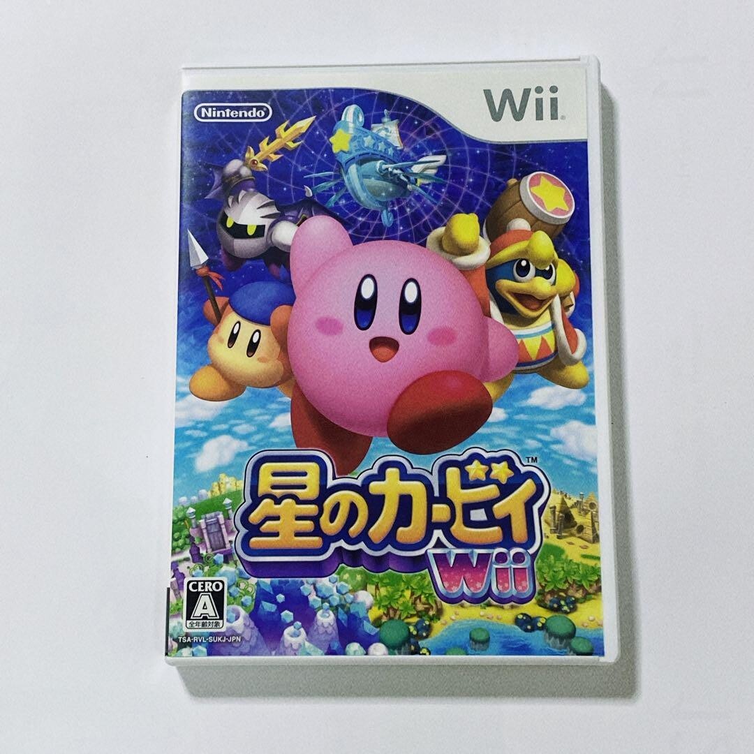 Japan ANIME GAME Kirby NINTENDO Wii SOFT difficult to obtain service price cute