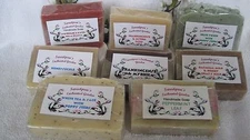 HANDMADE NATURAL & ORGANIC VEGAN SOAP BARS, MANY SCENTS, full size
