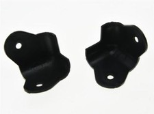 KAISH 8PCS Black 2 Hole Guitar AMP Amplifier Cabinet Corners Speaker Corner New