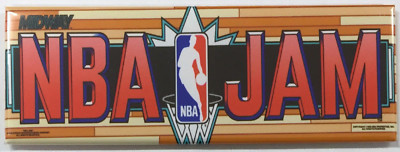 NBA Jam Arcade Game Marquee Fridge Magnet