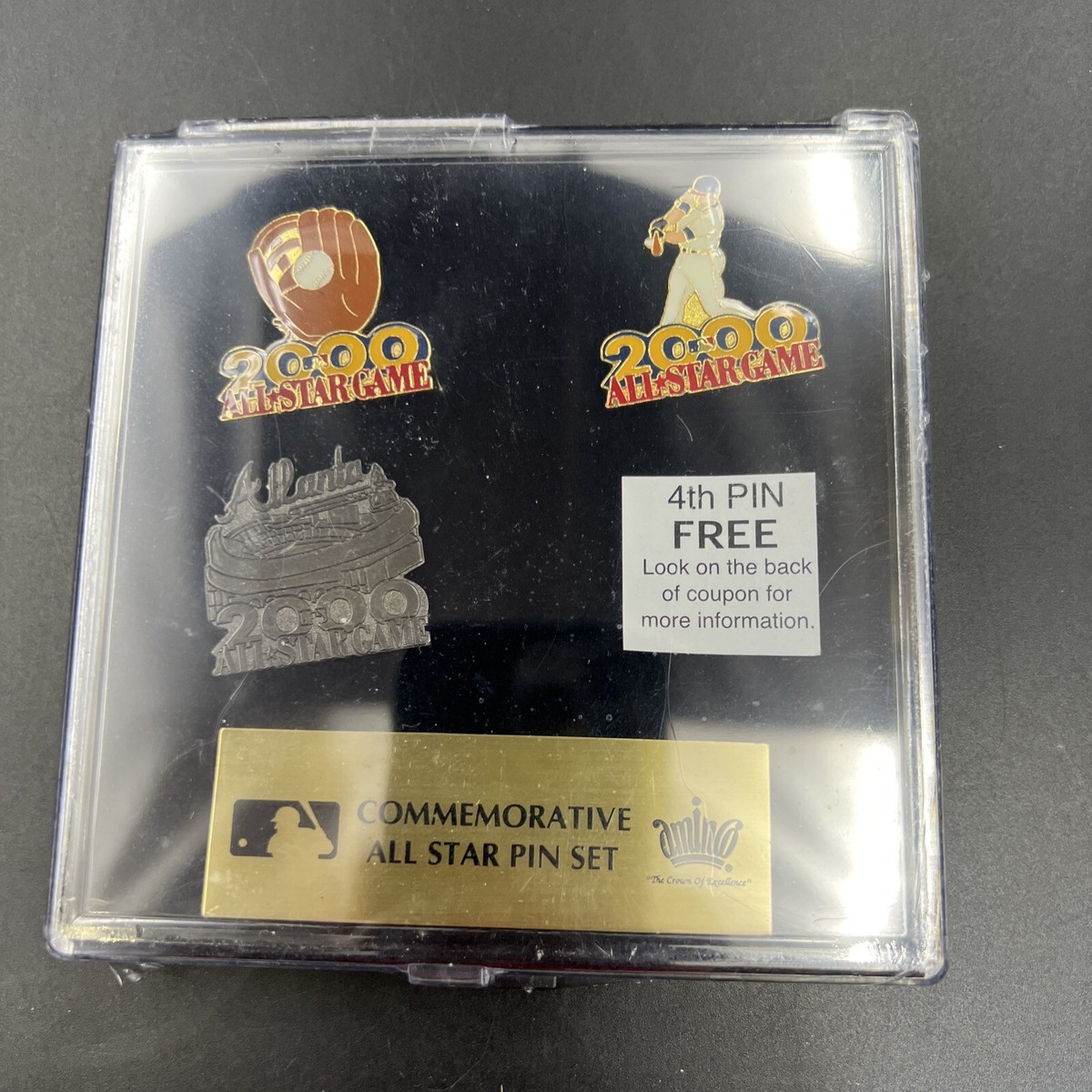 MLB ALL STAR GAME 2004 オリジナルピンズセット American League Houston All Star Game 2004 MLB Majestic