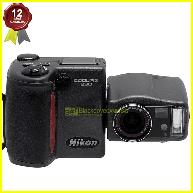 【中古品】Nikon COOLPIX 990 デジタルカメラ Nikon Coolpix 990 Fotocamera digitale storica. Una delle