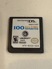 Nintendo DS 100 All-Time Favorites  Ubisoft Cartridge ONLY Authentic And Tested