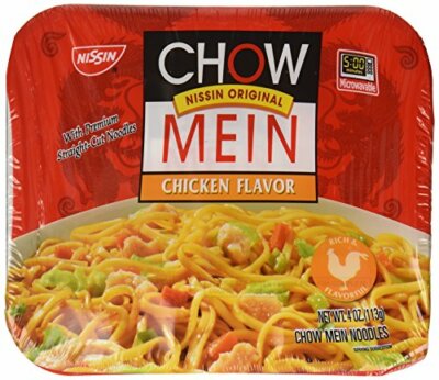 Nissin Chow Mein, Chicken Flavor, 4 oz [Pack of 8]