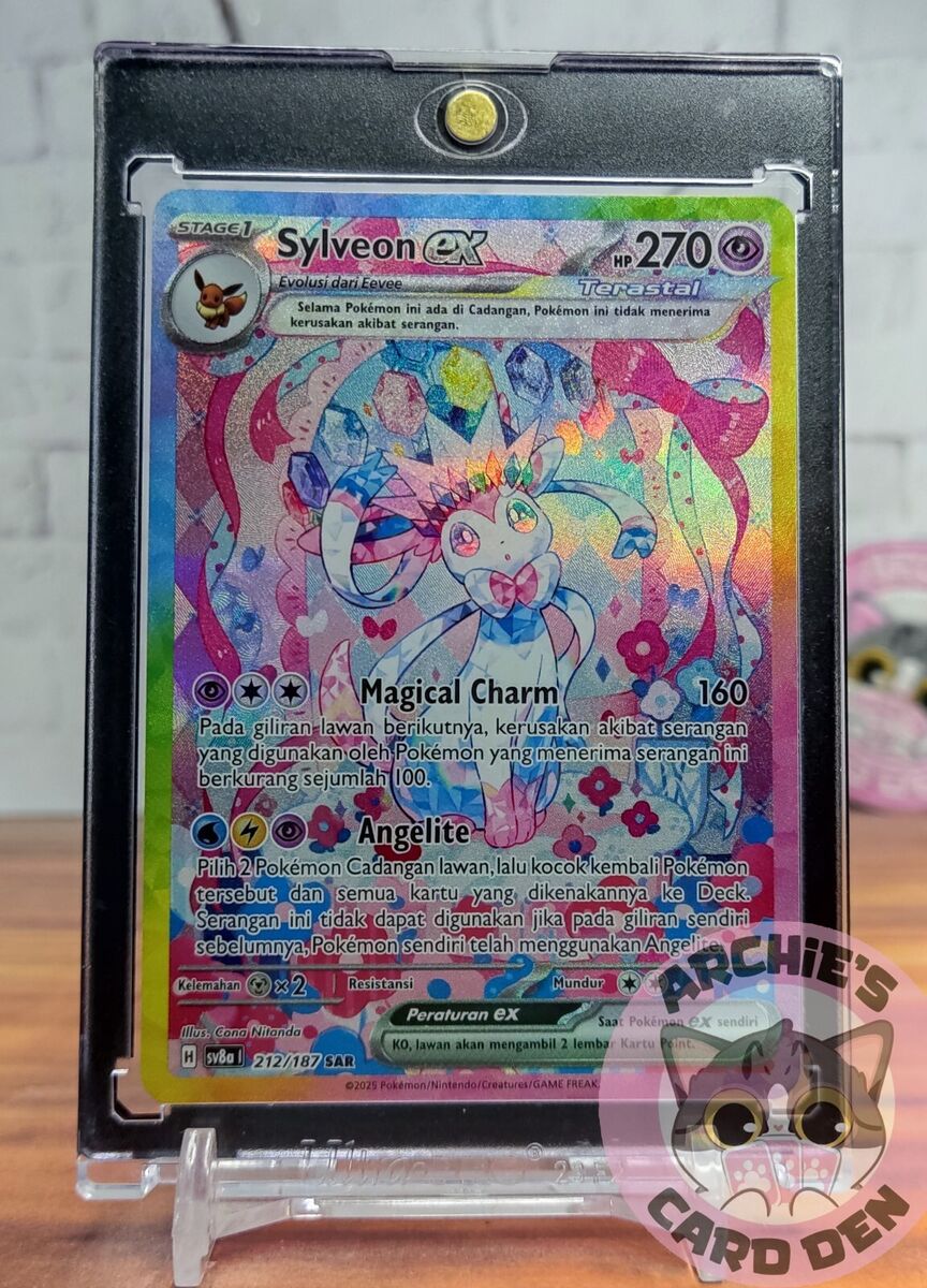 Pokemon Card Indonesia Sylveon EX Terrestrial Festival SAR Pokemon Card Indonesia Sylveon EX Terrestrial Festival SAR