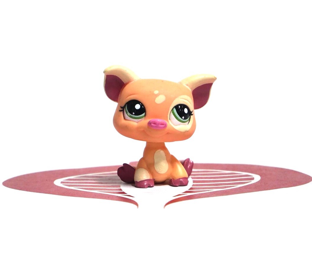 LPS little pet shop バーチャルペット　pig HASBRO Littlest Pet Shop Figure Pig #1595 Hasbro Original | eBay