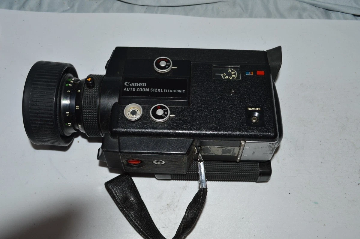 Canon AUTO ZOOM 512XL Electronic Super 8 Movie Camera | parts repair