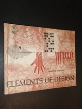 Elements of Design by Donald Anderson Art Advertising Graphics 1961 Paperback