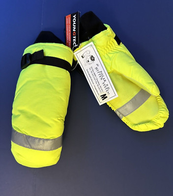 YOUNG TEC - 3M Thinsulate Snowboarding Ski Mittens  sz Medium  WATERPROOF  NEW 