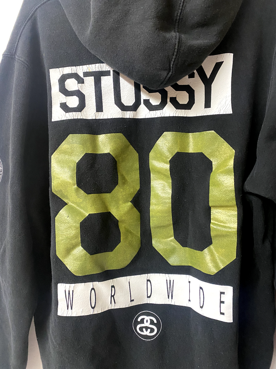 Vintage Stussy Spellout Hoodie Sweatshirt Logo 80 Worldwide Vintage Stussy Spellout Hoodie Sweatshirt Logo 80 Worldwide