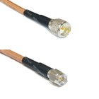 RG142 Silver Mini UHF Male to SMA MALE Coax RF Cable USA Lot