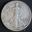 1942   Liberty Walking Half Dollar        (244-1)