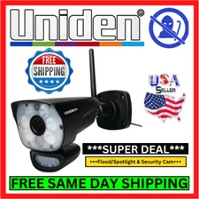 Flood Light Outdoor Security Camera Motion Detector Wifi Audio/Video Cell Phone