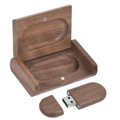 Novelty Wooden USB 2.0 Flash Drive 16GB Data Storage Memory Stick 16GB, Brown