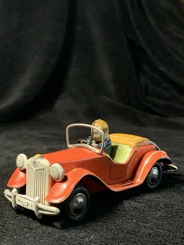 Vintage Tin Friction Line Mar  1960 Japan Mg W/driver
