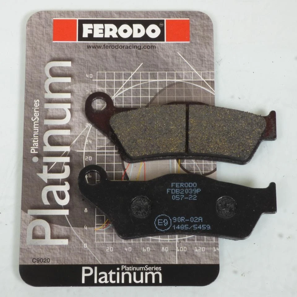 Plaquette de frein Ferodo pour Moto BMW 850 R C Abs 1999 à 2001 AR / FDB2039P - Photo 1/4