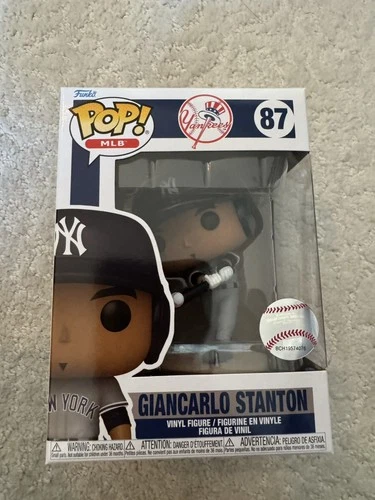 Funko Pop! Vinyl: Giancarlo Stanton MLB Yankees Figure #87 W/ Protector Damaged