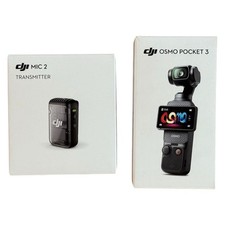 DJI Osmo Pocket 3  Mic 2 Set, Used Indoor, Carry Case, USB Cable