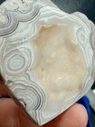 Laguna Lace, Polished, Carved Heart Agate With Druzy Crystal Pocket. — photo 8
