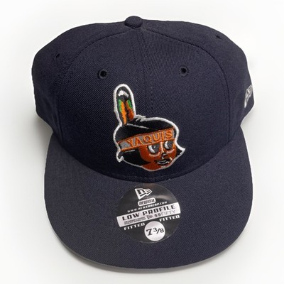 Yaquis de Obregón New Era 59FIFTY Fitted Hat Black LMP Team Cap Indian Logo  - Main Image