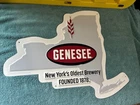 Genesee Beer Vintage Metal Bar Sign New York State Shape 22 X 17 Brand New 🍺