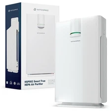 HATHASPACE HSP002 True HEPA Air Purifier for Home, Removes 99.9% of Dust