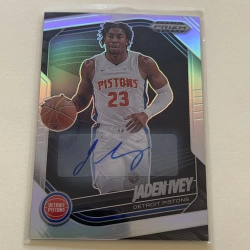 2024-25 Panini Prizm Black Jaden Ivey #69 Auto Silver