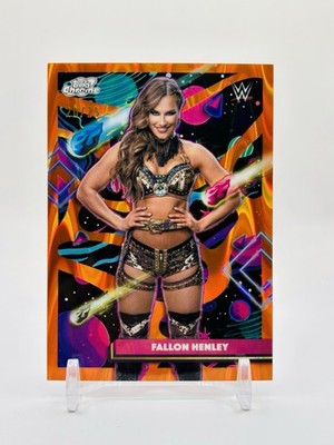 2026 Topps Cosmic Chrome WWE FALLON HENLEY #60 Orange Galactic Refractor 20/25