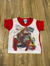VTG SPIDERMAN MARVEL COMICS 1992 T-SHIRT RARE kids 2 T Single Stitch