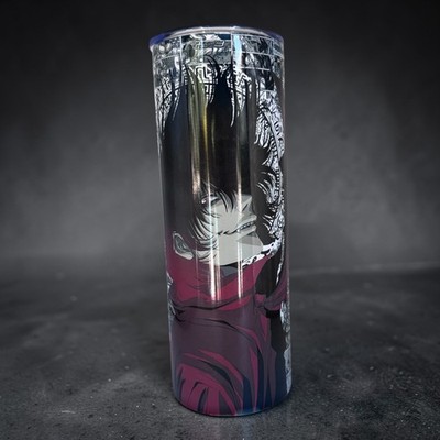 20oz Stainless Steel Tumbler Cup Hellsing Alucard Anime Fan Gift w/ Straw