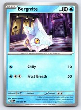Bergmite 023/086 Common Chaos Rising Pokemon Lightly Played