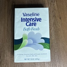 Vaseline Intensive Care Bath Beads 15 oz NOS New Sealed