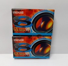 2x Maxell GX Metal 8mm Tapes