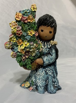 Vintage Goebel DeGrazia Desert Flower Girl CC9910 Artists Of The World 1999 RARE
