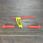 TMNT VTG Footski 1989 Missiles Flag Parts Playmates Teenage Mutant Ninja Turtles
