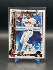 2025 Topps Holiday Baseball JOSE RAMIREZ #H195 Cookie Back Base Guardians 🔥⚾️🎅