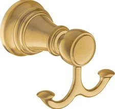 Moen YB8403 Gold Weymouth Double Robe Hook