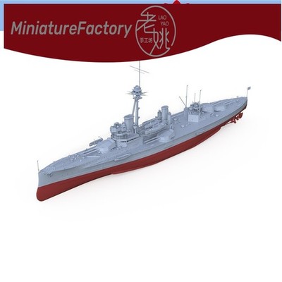 1:600 HMS Colossus Battleship 1918 Full Hull