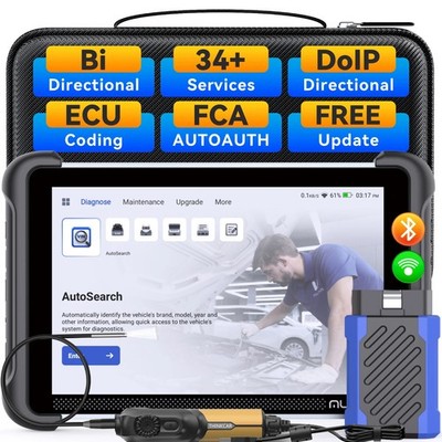 2025 MUCAR 892BT Car OBD2 Scanner Diagnostic Tool E.CU Coding w/ 3 in1 Endoscope
