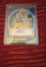 2022-23 Bowman Inception University - Autographs John Emery Jr. #BIA-JE (AU, RC)
