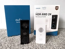 Eufy HDR & 2K Video Doorbell Hardwired, Chime Kit, Model T8200, No Subscription