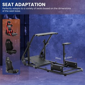 Minneer Racing Simulator Cocpit Stand Fit Logitech G923 Thrustmaster T300RS GT