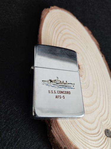 Lighter ZIPPO.Zippo Military.Zippo U.S.S. Concord AFS-5.Combat stores ship.1987. - Picture 7 of 17