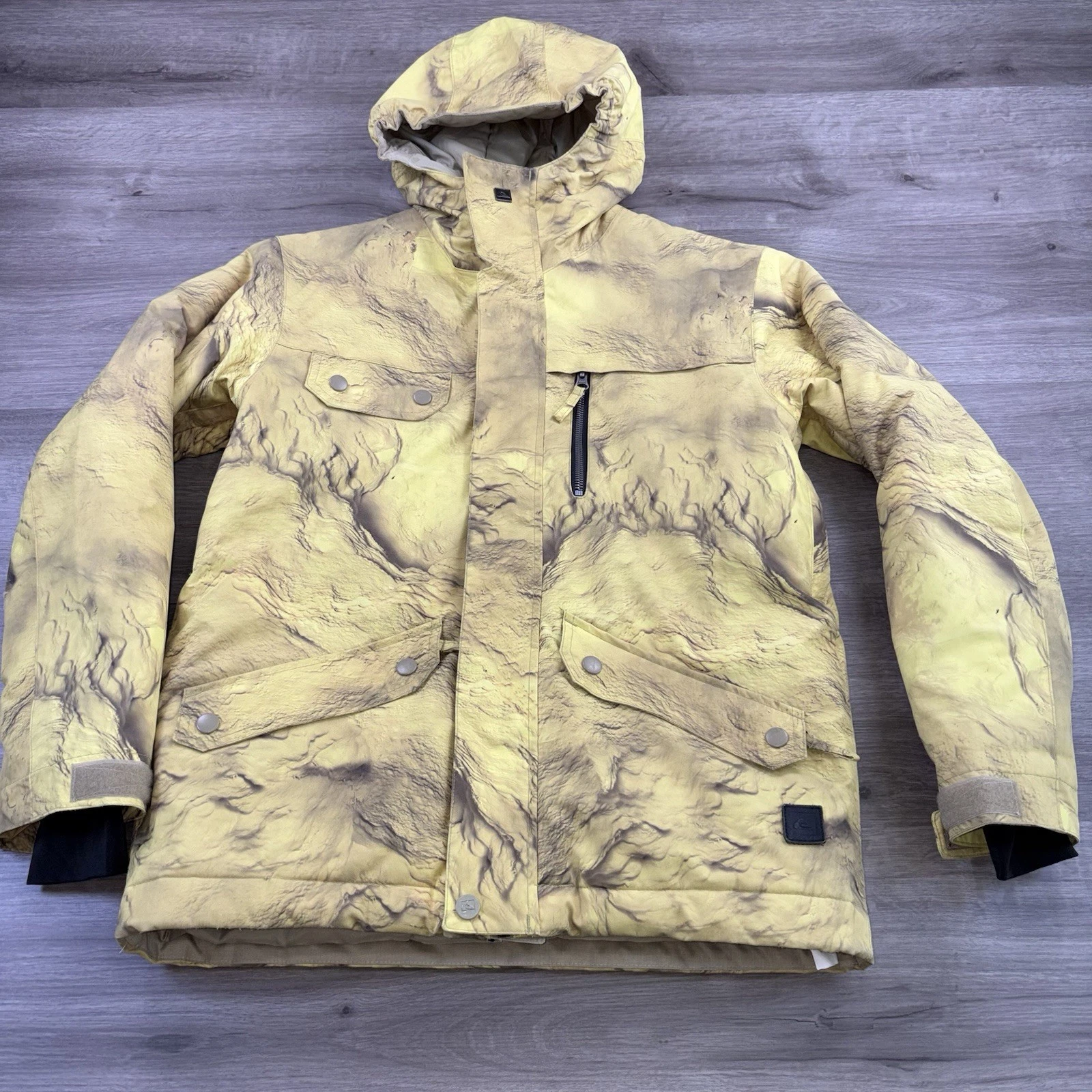 Quicksilver Snow Jacket Mens US Size Large / EU Size 12 Yellow Camo *See Desc.*
Opens in a new windo