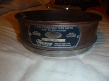 8 inch Gilson U.S.A. Standard Testing Sieve 5/16" 8.0 mm .312 inches  Brass