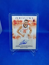 2021-22 Panini Chronicles Draft Picks Origins Giorgi Bezhanishvili /75 Blue Rc
